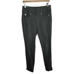 Belle by Kim Gravel | Pull-On Waist Dark Olive Green Jegging Jeans Size 8T Tall